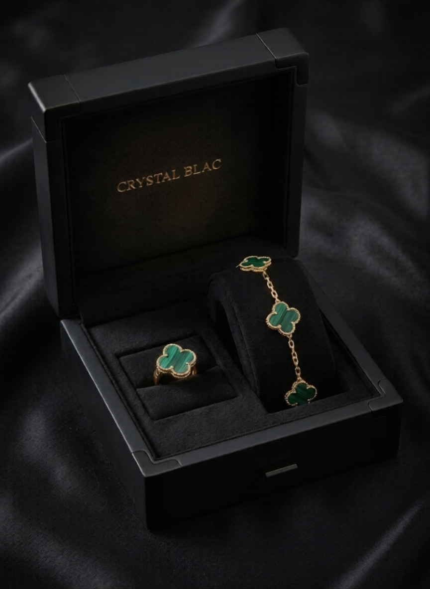 Emerald Clover Set