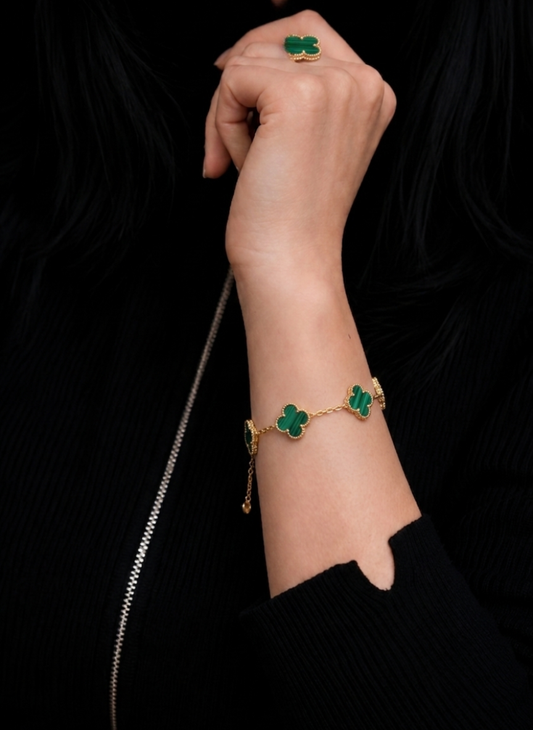 Emerald Clover Set